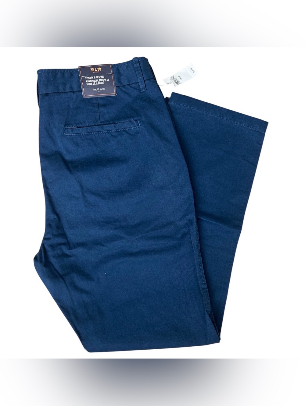 Gap Lived-In Slim Khaki Pants Size 35x30. NWT